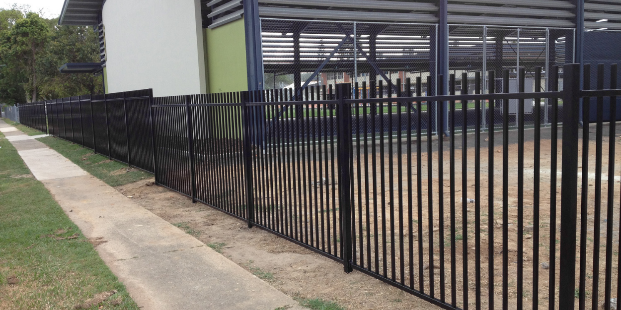Aluminium Pool Fencing - Picket Top